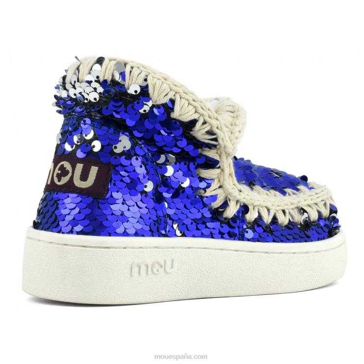 niños lentejuelas de zapatillas esquimales de verano Mou NN6RX790 vaqueros con lentejuelas - logo níquel