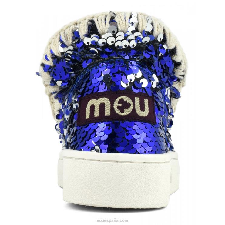 niños lentejuelas de zapatillas esquimales de verano Mou NN6RX790 vaqueros con lentejuelas - logo níquel