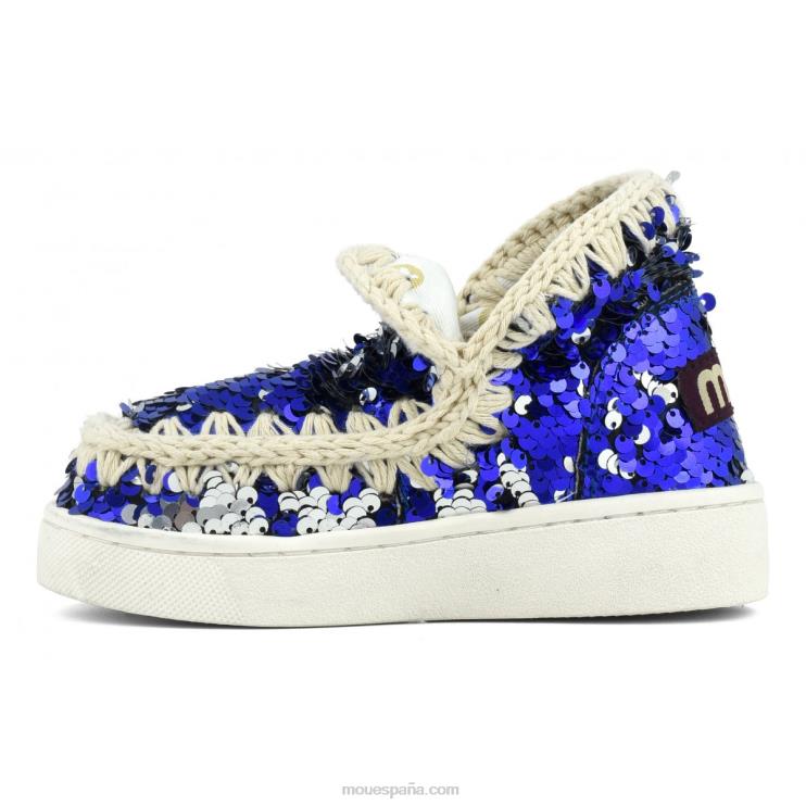 niños lentejuelas de zapatillas esquimales de verano Mou NN6RX790 vaqueros con lentejuelas - logo níquel