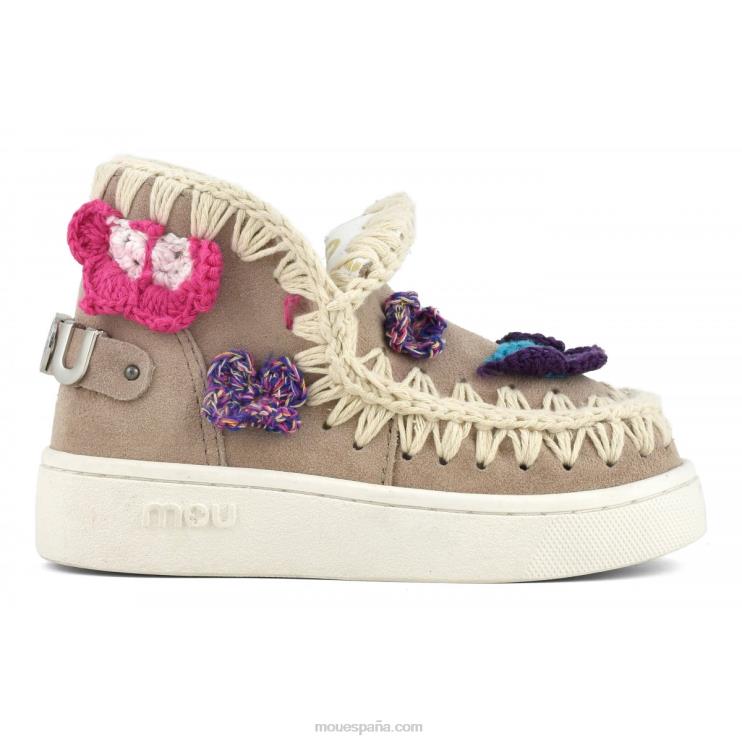 niños mariposas de ganchillo de zapatilla esquimal de verano Mou NN6RX787 arena rosa (fundente)