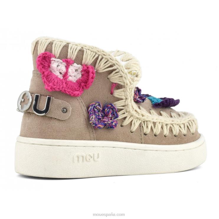niños mariposas de ganchillo de zapatilla esquimal de verano Mou NN6RX787 arena rosa (fundente)